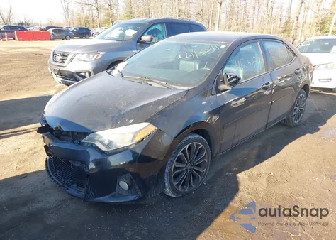 2015 Toyota Corolla S Plus from USA, damaged, VIN 2T1BURHE6FC265666